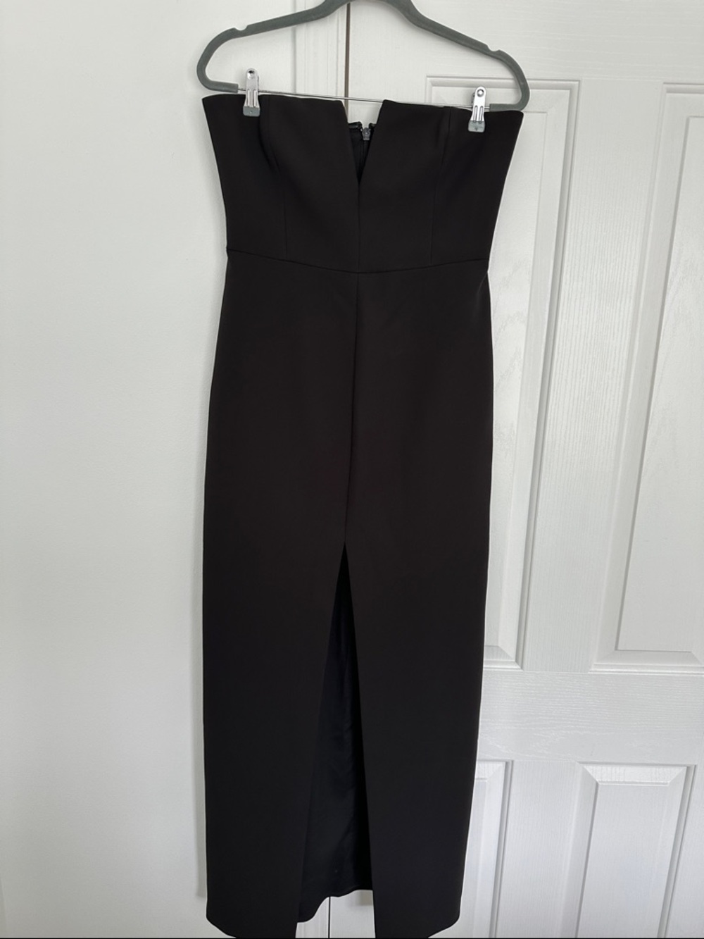 BCBG Strapless Black Formal Long Dress – Elegant Evening Dress